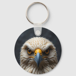 Chaveiro Retrato de Pássaro Sentido