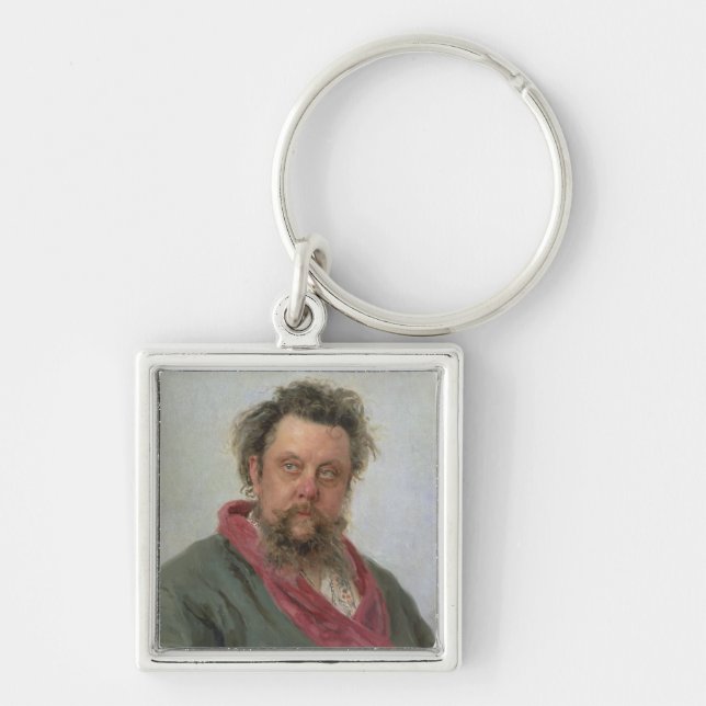Chaveiro Retrato de Petrovich modesto Moussorgsky 1881 (Frente)