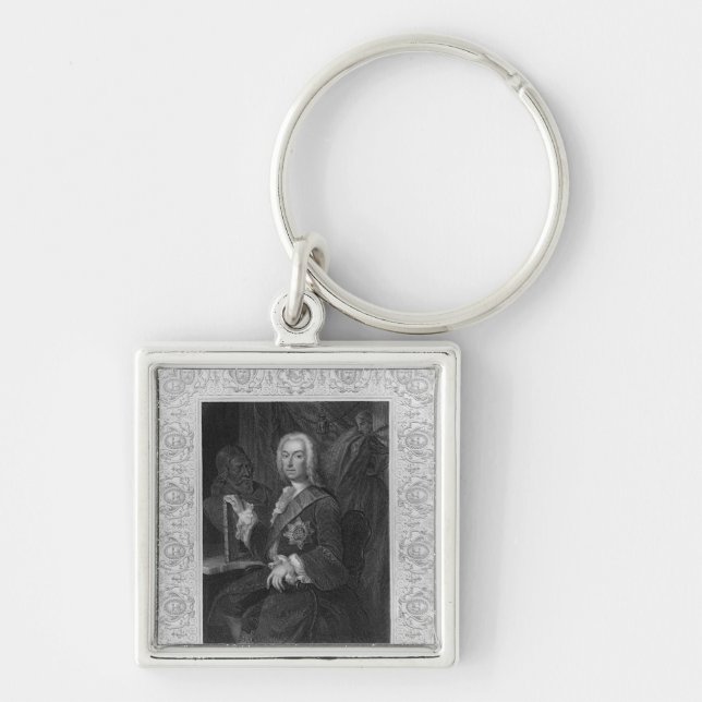 Chaveiro Retrato de Richard Boyle, conde de Burlington (Frente)