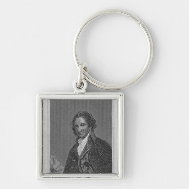Chaveiro Retrato de Thomas Paine do volume mim (Frente)