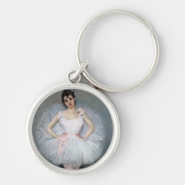 Chaveiro Retrato de uma bailarina nova (Frente)