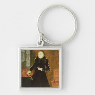 Chaveiro Retrato de uma senhora, provavelmente Katherine,