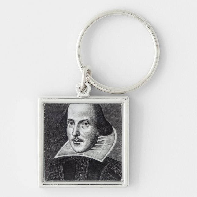Chaveiro Retrato de William Shakespeare (Frente)