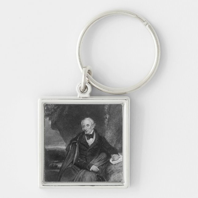Chaveiro Retrato de William Wordsworth (Frente)