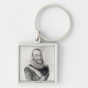 Chaveiro Retrato do d'Aubigne de Theodore Agrippa