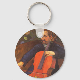 Chaveiro Retrato do jogador Schneklud por Paul Gauguin