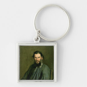 Chaveiro Retrato do lev Nikolaevich Tolstoy 1873 da