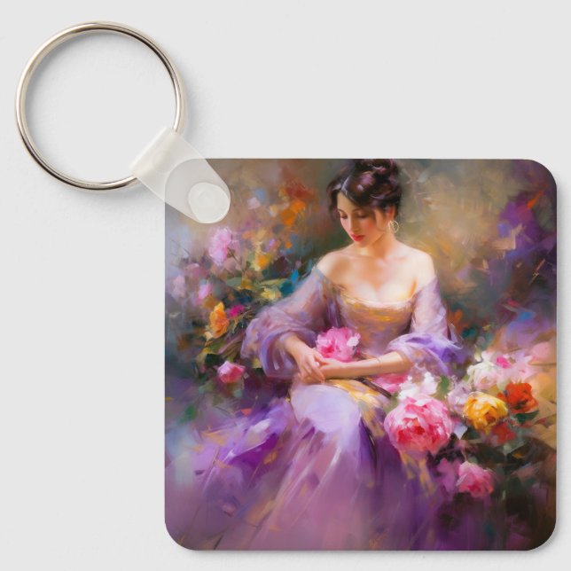 Chaveiro Retrato elegante (Frente)