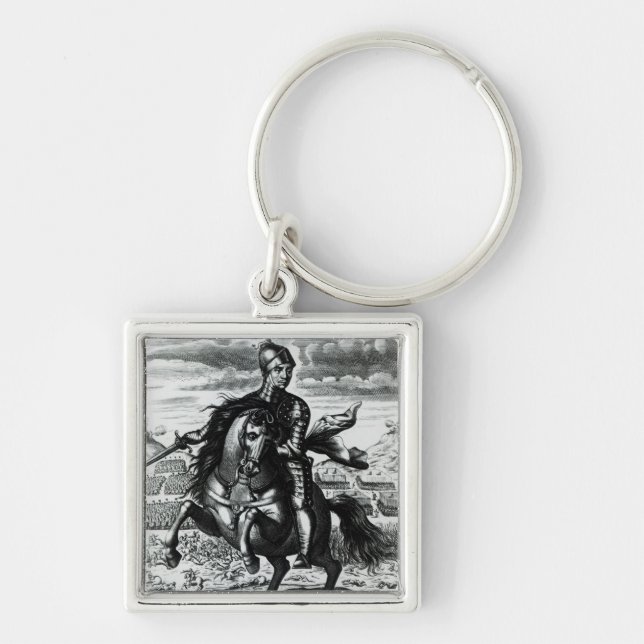 Chaveiro Retrato equestre de Oliver Cromwell (Frente)