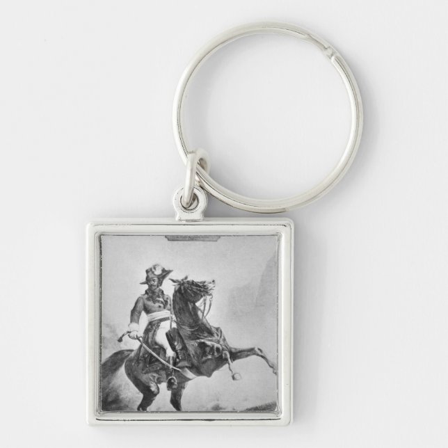 Chaveiro Retrato equestre de Thomas Alexandre (Frente)