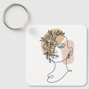 Chaveiro Retrato feminino