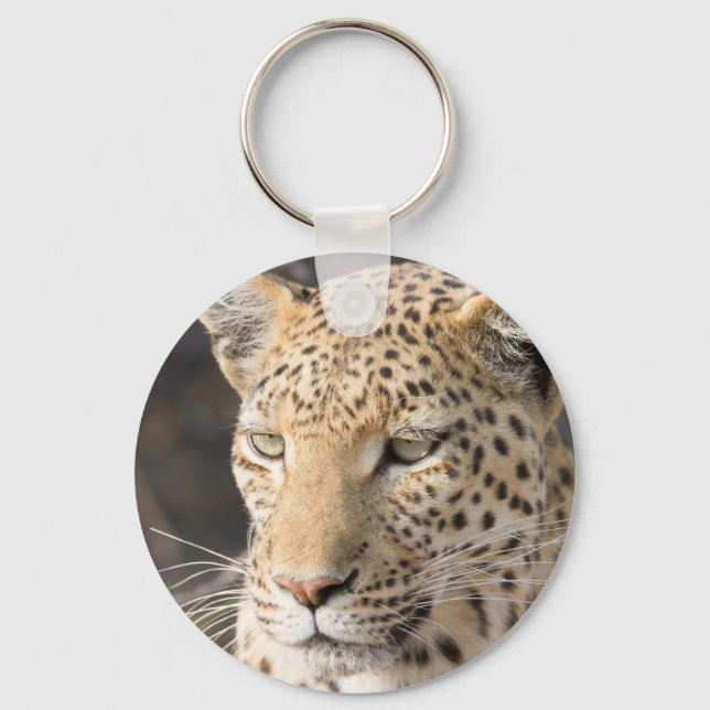 Chaveiro Retrato leopardo (Frente)