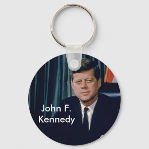 Chaveiro Retrato oficial de JFK do dominio público