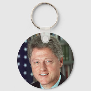 Chaveiro Retrato Oficial do Presidente Bill Clinton
