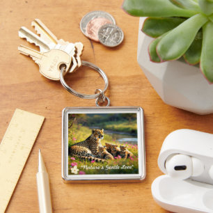 Chaveiro "Retrato perfeito para a família da natureza"