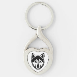 Chaveiro Retrato preto e branco do Rouco Lino Cortado Impre