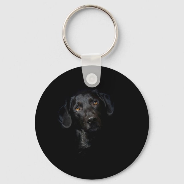 Chaveiro Retriever Black Labrador Personalizável (Frente)