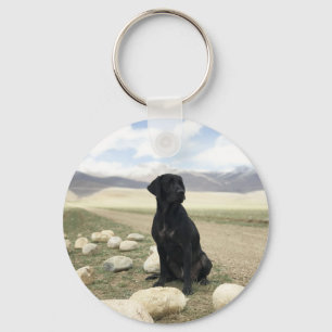 Chaveiro Retriever Black Labrador Personalizável