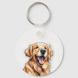 Chaveiro Retriever Dourado