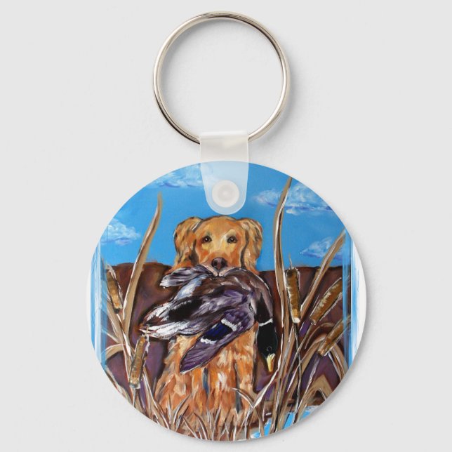 CHAVEIRO RETRIEVER DOURADO (Frente)