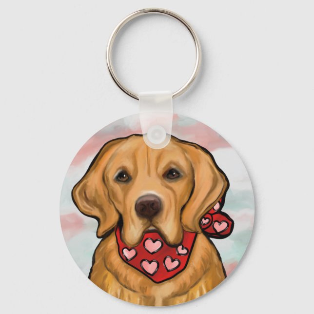 Chaveiro Retriever Dourado (Frente)