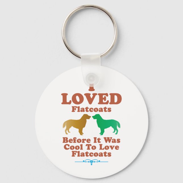 Chaveiro Retriever Revestido Plano (Frente)