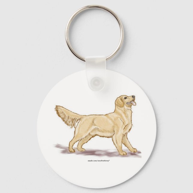 Chaveiro Retrivers de ouro (Frente)