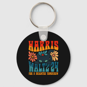 Chaveiro Retro 70s Cat Lady Harris Wheimer 2024 para uma Br