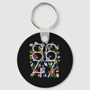 Chaveiro Retro 8647 Sutil Trump 86 47 Estilo Floral Boho