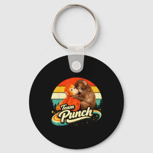 Chaveiro Retro Adorável Macaco Bebê Fofo Punch Homens Mulhe