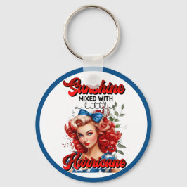Chaveiro Retro Americano Pinup_ Sunshine Misturado