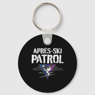 Chaveiro Retro Anos 80 Apres Ski Patrol Vintage