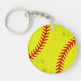 Chaveiro Retro Athletic Softball Fastpitch Game Day Style