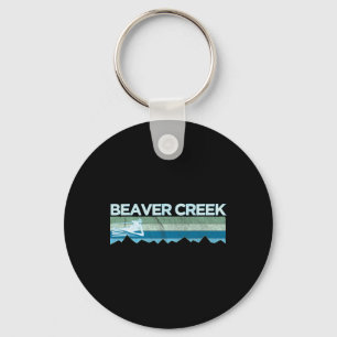 Chaveiro Retro Beaver Creek, Colorado Esqui Distressed 