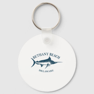Chaveiro Retro Bethany Beach Delaware Vintage Pesca Boati