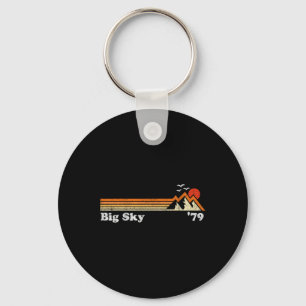 Chaveiro Retro Big Sky Ski Resort Colorado Snowboard Skiing