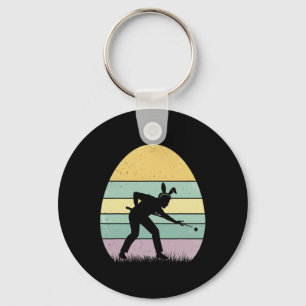Chaveiro Retro Billard Easter Páscoa Dia dos Ovos Bilhar Mu