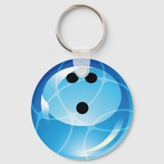 CHAVEIRO RETRO BLUE BOWLING BALL
