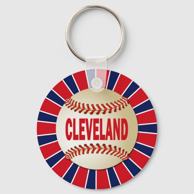 CHAVEIRO RETRO CLEVELAND BASEBALL (Frente)