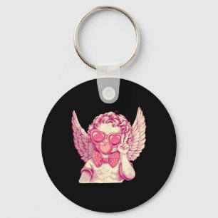 Chaveiro Retro Cupido Dia dos Namorados Fofo Cupido Antigo