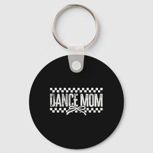 Chaveiro Retro Dance Mãe Arco Coquette Checked Dance Mama