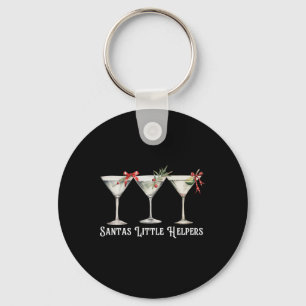 Chaveiro Retro Divertido Ajudante do Papai Noel Martini Nat