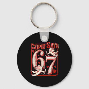 Chaveiro Retro Divertido Cud Diz 6 7 Seis Sete Casais Valen