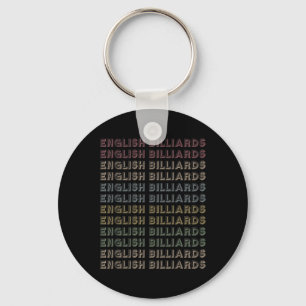 Chaveiro Retro English Billiards Repetitive