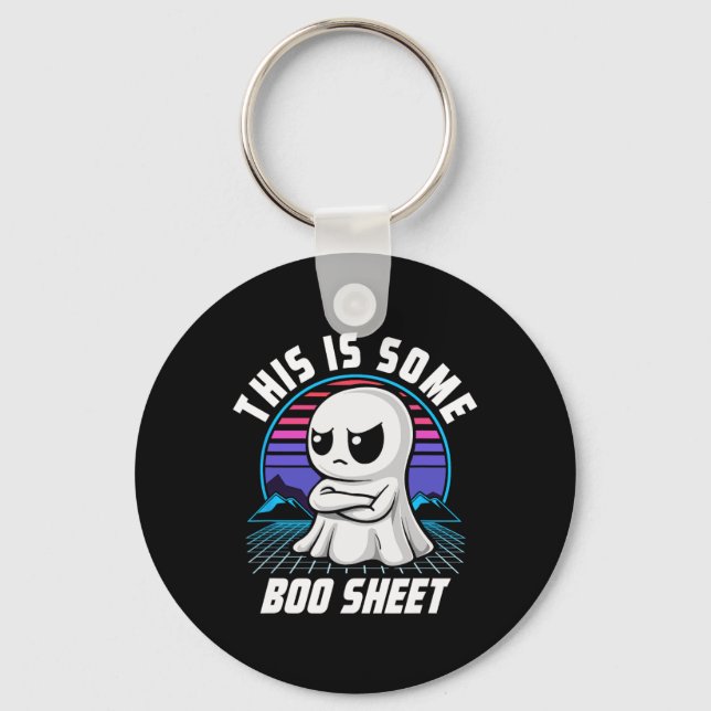 Chaveiro Retro, Este É Um Pouco De Ghost Ghost Halloween De (Frente)