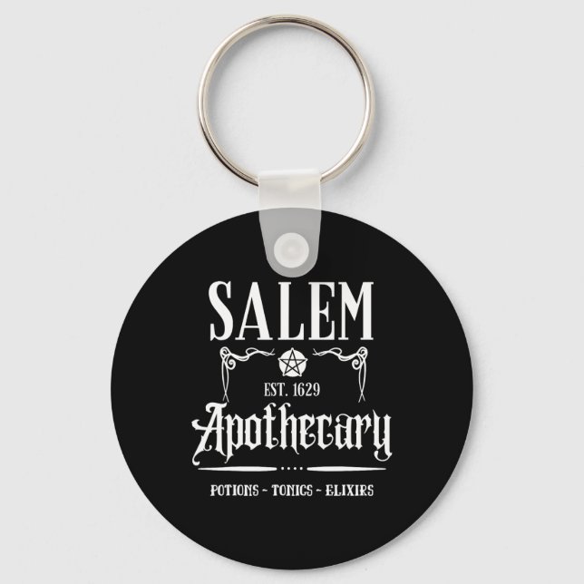 Chaveiro Retro Funny Salem Witets Salteary Hall (Frente)