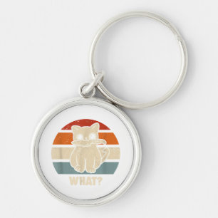 Chaveiro Retro Gato Faca O Que Meow Kitty Gatos Divertidos