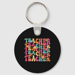 Chaveiro Retrô Groover Professora Inspirational Happy Ck Pa