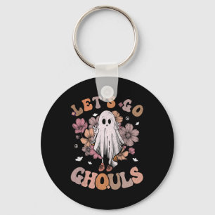 Chaveiro Retro Groovy Go Ghouls Ghost 70s Hippie Hall