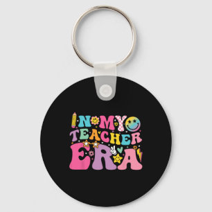 Chaveiro Retrô Groovy Na Minha Era de Ensino Melhor Agradec